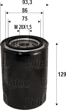 VALEO 586116 - Filtro olio www.autoricambi360.it