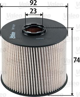 VALEO 587927 - Filtro carburante www.autoricambi360.it