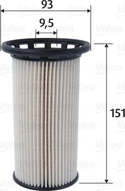 VALEO 587095 - Filtro carburante www.autoricambi360.it