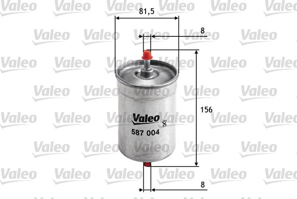 Valeo 587004 - Filtro carburante www.autoricambi360.it