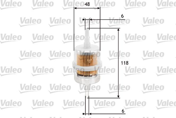 Valeo 587005 - Filtro carburante www.autoricambi360.it
