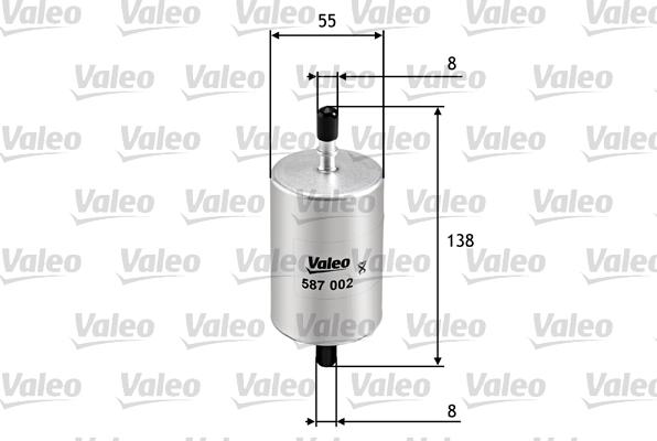 Valeo 587002 - Filtro carburante www.autoricambi360.it
