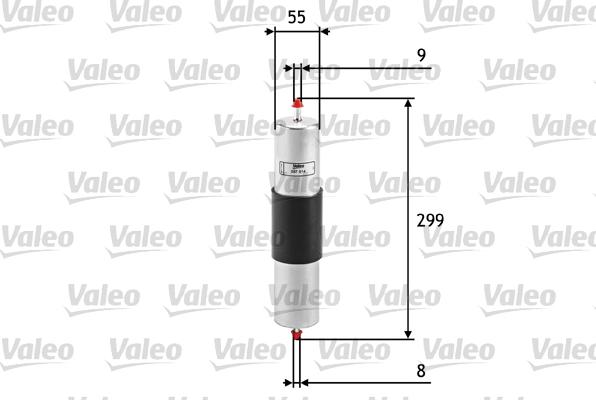 VALEO 587014 - Filtro carburante www.autoricambi360.it