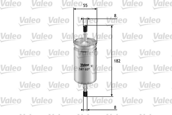 VALEO 587027 - Filtro carburante www.autoricambi360.it