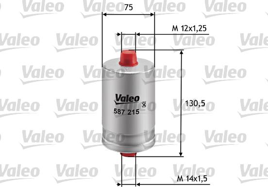 VALEO 587215 - Filtro carburante www.autoricambi360.it
