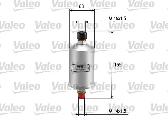 VALEO 587210 - Filtro olio www.autoricambi360.it