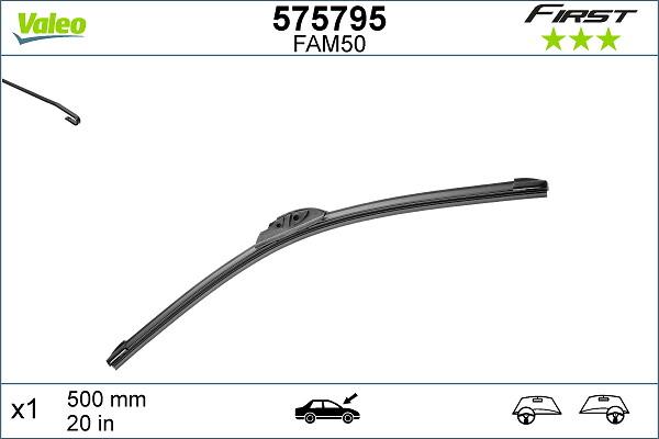 VALEO 575795 - Spazzola tergi www.autoricambi360.it