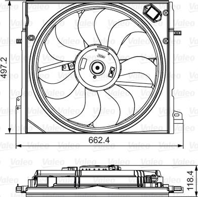 VALEO 696583 - Ventola, Raffreddamento motore www.autoricambi360.it
