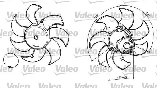 Valeo 696049 - Ventola, Raffreddamento motore www.autoricambi360.it
