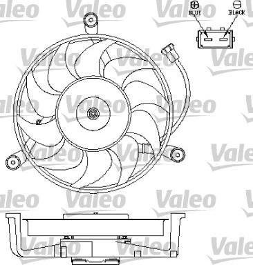 VALEO 696043 - Ventola, Raffreddamento motore www.autoricambi360.it