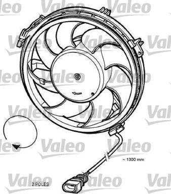 VALEO 696055 - Ventola, Raffreddamento motore www.autoricambi360.it