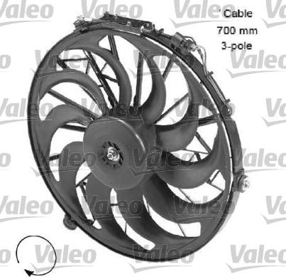 Valeo 696058 - Ventola, Raffreddamento motore www.autoricambi360.it