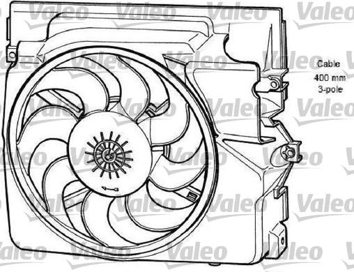 Valeo 696065 - Ventola, Raffreddamento motore www.autoricambi360.it