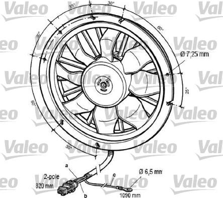 Valeo 696060 - Ventola, Raffreddamento motore www.autoricambi360.it