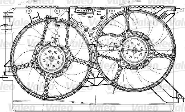 VALEO 696085 - Ventola, Raffreddamento motore www.autoricambi360.it
