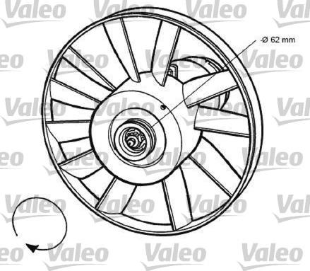 Valeo 696032 - Ventola, Raffreddamento motore www.autoricambi360.it