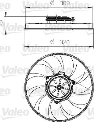 VALEO 696024 - Ventola, Raffreddamento motore www.autoricambi360.it