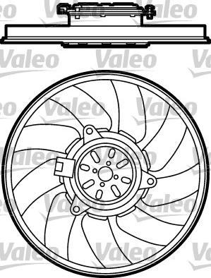VALEO 696026 - Ventola, Raffreddamento motore www.autoricambi360.it