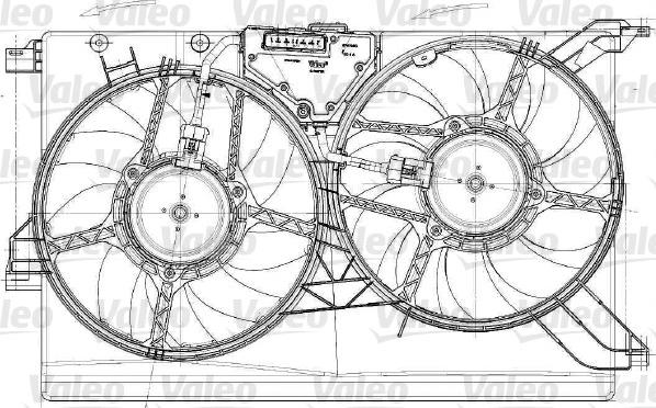 VALEO 696021 - Ventola, Raffreddamento motore www.autoricambi360.it