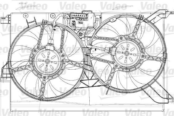 VALEO 696023 - Ventola, Raffreddamento motore www.autoricambi360.it