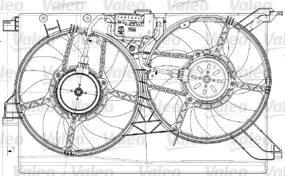 VALEO 696022 - Ventola, Raffreddamento motore www.autoricambi360.it