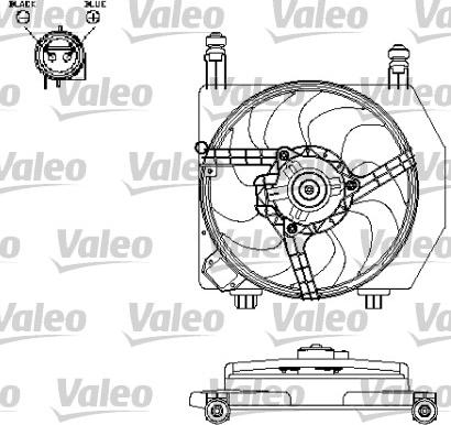 VALEO 696159 - Ventola, Raffreddamento motore www.autoricambi360.it