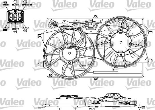 VALEO 696153 - Ventola, Raffreddamento motore www.autoricambi360.it