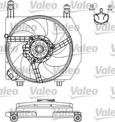 Valeo 696160 - Ventola, Raffreddamento motore www.autoricambi360.it