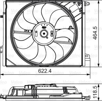 VALEO 696882 - Ventola, Raffreddamento motore www.autoricambi360.it