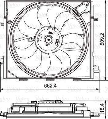 Valeo 696873 - Ventola, Raffreddamento motore www.autoricambi360.it