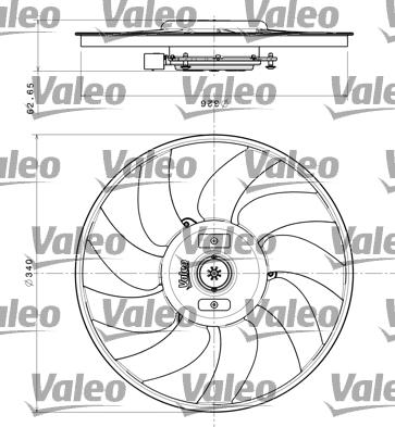 Valeo 696349 - Ventola, Raffreddamento motore www.autoricambi360.it