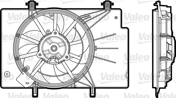Valeo 696344 - Ventola, Raffreddamento motore www.autoricambi360.it