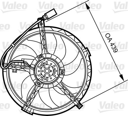 Valeo 696379 - Ventola, Raffreddamento motore www.autoricambi360.it