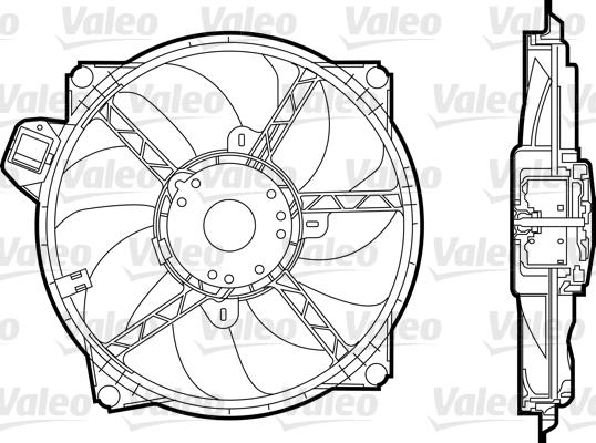 Valeo 696376 - Ventola, Raffreddamento motore www.autoricambi360.it