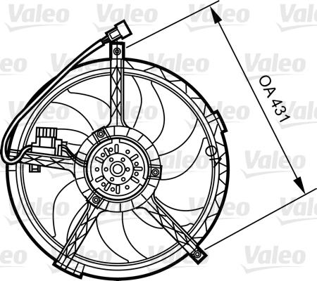 Valeo 696377 - Ventola, Raffreddamento motore www.autoricambi360.it