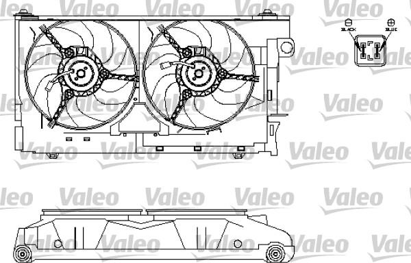 VALEO 696213 - Ventola, Raffreddamento motore www.autoricambi360.it