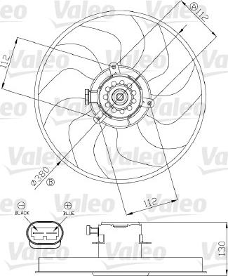 Valeo 696288 - Ventola, Raffreddamento motore www.autoricambi360.it