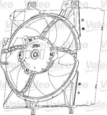 Valeo 696238 - Ventola, Raffreddamento motore www.autoricambi360.it