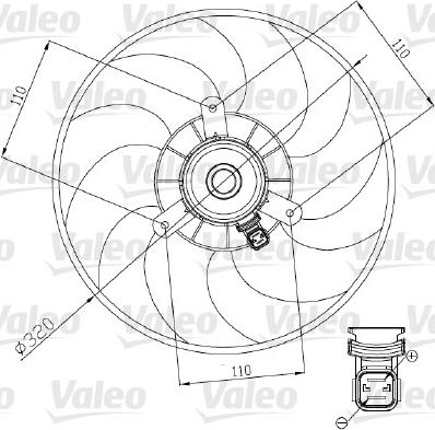 VALEO 698444 - Ventola, Raffreddamento motore www.autoricambi360.it