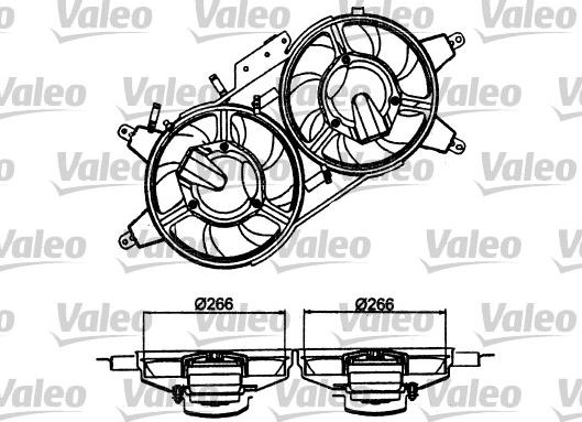 Valeo 698482 - Ventola, Raffreddamento motore www.autoricambi360.it
