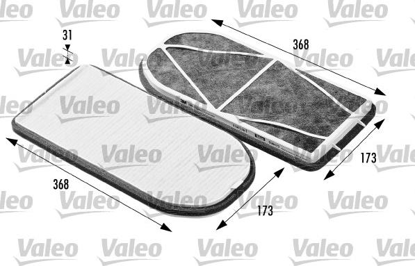 Valeo 698470 - Filtro, Aria abitacolo www.autoricambi360.it
