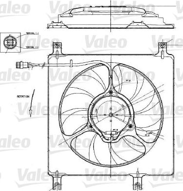 VALEO 698552 - Ventola, Raffreddamento motore www.autoricambi360.it