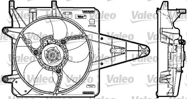VALEO 698517 - Ventola, Raffreddamento motore www.autoricambi360.it
