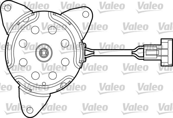 Valeo 698669 - Elettromotore, Ventola radiatore www.autoricambi360.it