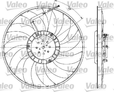 Valeo 698610 - Ventola, Raffreddamento motore www.autoricambi360.it