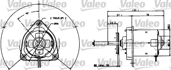 Valeo 698004 - Elettromotore, Ventola radiatore www.autoricambi360.it