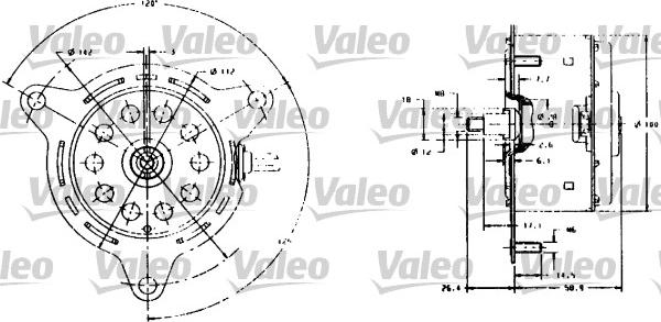 Valeo 698007 - Elettromotore, Ventola radiatore www.autoricambi360.it