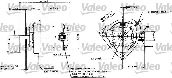 VALEO 698084 - Elettromotore, Ventola radiatore www.autoricambi360.it