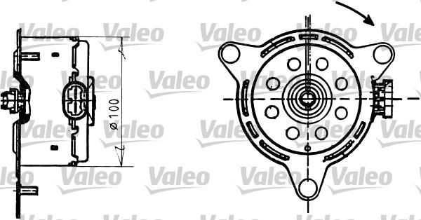 VALEO 698086 - Elettromotore, Ventola radiatore www.autoricambi360.it