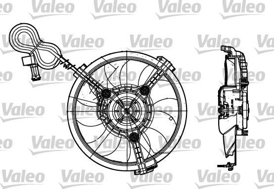 VALEO 698182 - Ventola, Raffreddamento motore www.autoricambi360.it